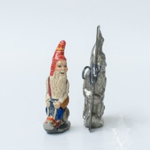 Father Christmas on Snail (Original with Mould)