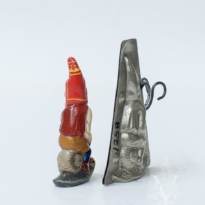 Father Christmas on Snail (Original with Mould)