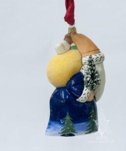 Santa We Have Heard on High by Candlelight Ornament