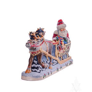 Midnight Delivery Large Sleigh