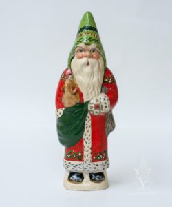 English Santa with Pembroke Welsh Corgi