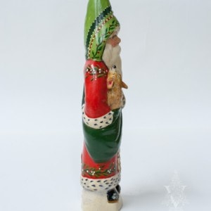 English Santa with Pembroke Welsh Corgi
