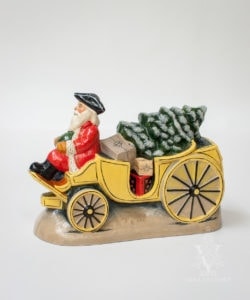 Santa Driving Colonial Williamsburg Carriage