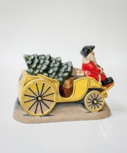 Santa Driving Colonial Williamsburg Carriage