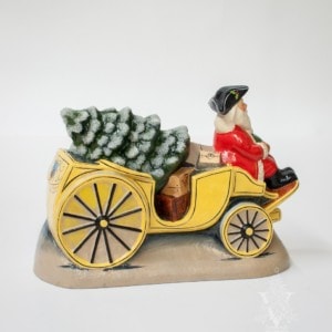 Santa Driving Colonial Williamsburg Carriage
