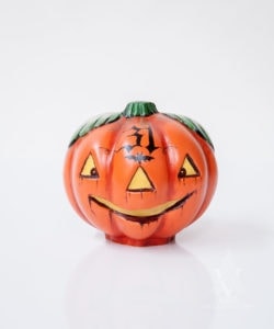 Medium Artist Edition Pumpkin "31" With Witch Silhouette
