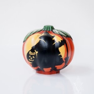Medium Artist Edition Pumpkin "31" With Witch Silhouette