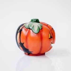 Medium Artist Edition Pumpkin "31" With Witch Silhouette