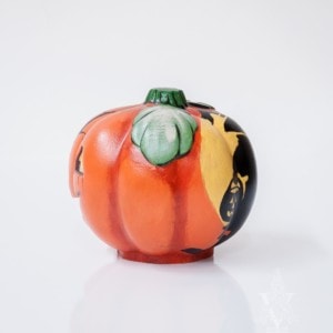 Medium Artist Edition Pumpkin "31" With Witch Silhouette