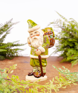Irish Santa with Basket O'Luck