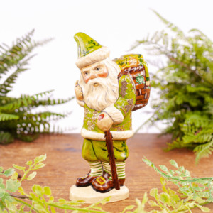 Irish Santa with Basket O'Luck