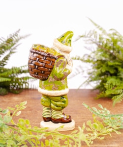 Irish Santa with Basket O'Luck