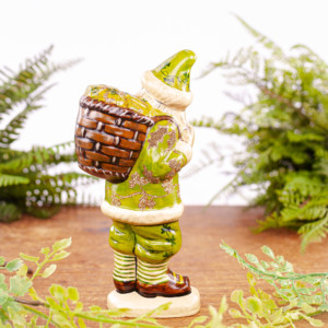 Irish Santa with Basket O'Luck