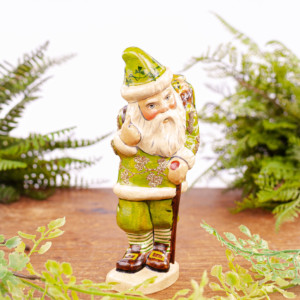 Irish Santa with Basket O'Luck