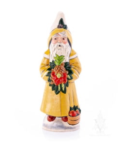 Santa Holding Pineapple Plaque