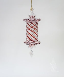 Red and Clear Striped