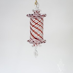 Red and Clear Striped