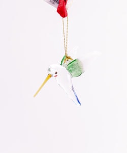 Feeding Hummingbird Ornament
