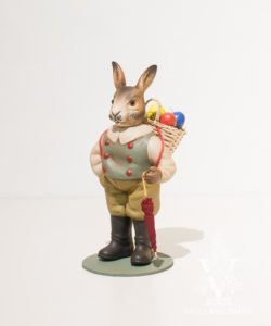 MAROLIN Rabbit with Egg Basket and Umbrella