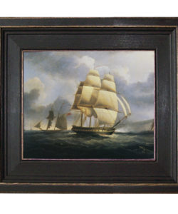 American Frigate In The Channel