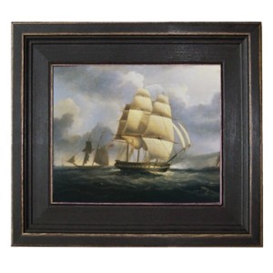 American Frigate In The Channel