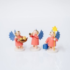 Angels Wearing Crown (Set of Three)