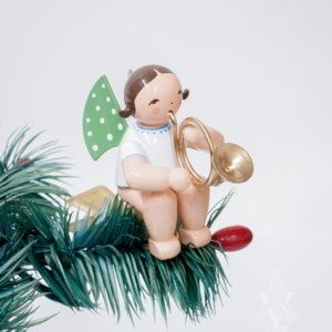 Angel with French Horn, on Clip