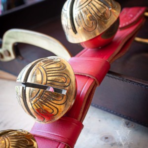 Bells Brass On Red