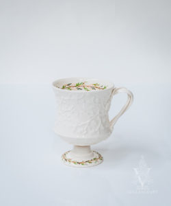 Classical Christmas Decorated Coffee Mug for Colonial Williamsburg