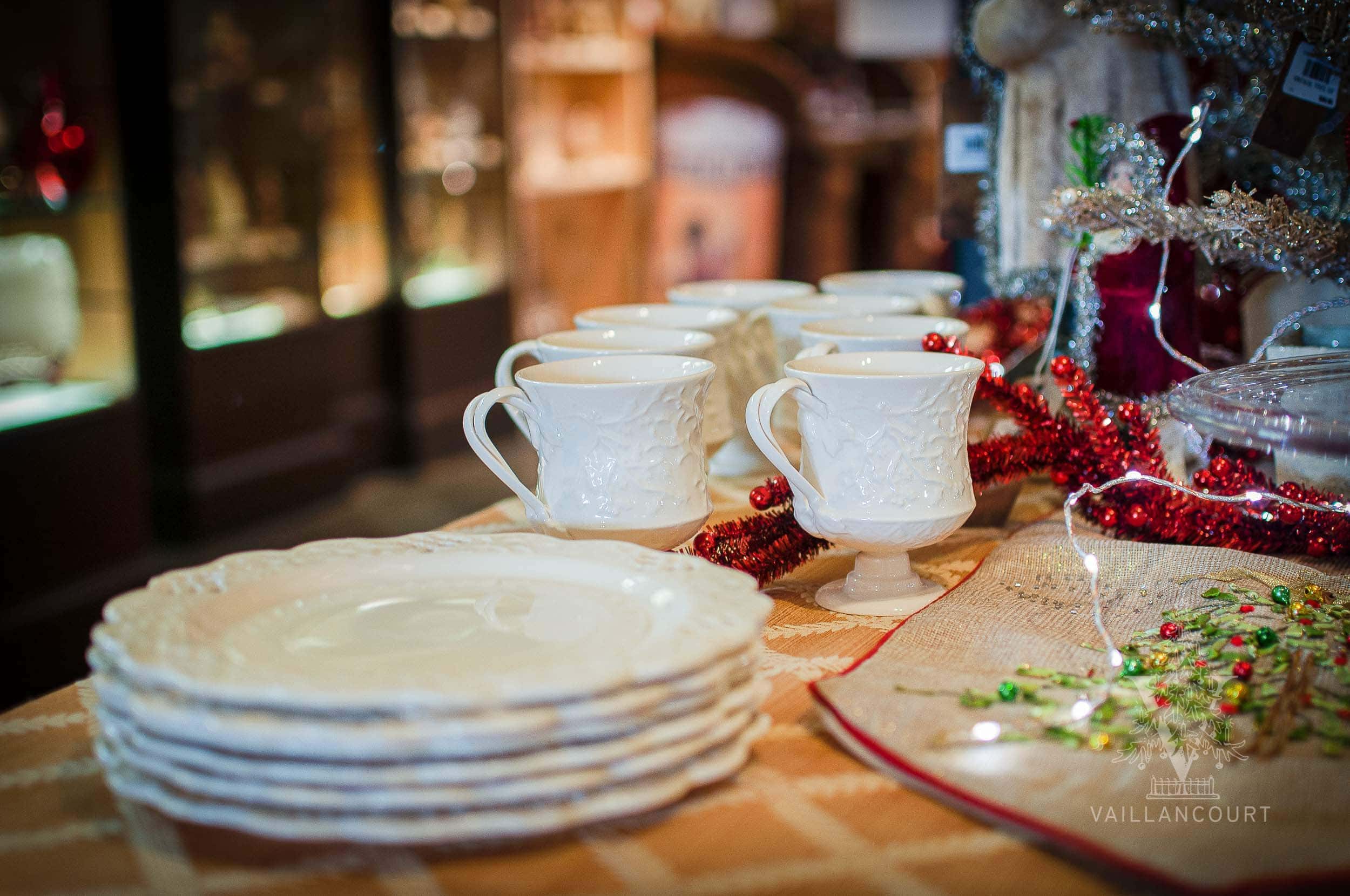 Classical Christmas by Vaillancourt Folk Art. Leedsware made in the traditional methods in England.