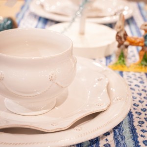 The Vintage Spring Pre-Decorated Feather Tree Dining Collection