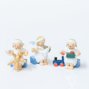 Marguerite Angels, Sitting, 3 Figurines