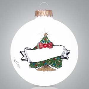 Blank Merry Christmas Tree
