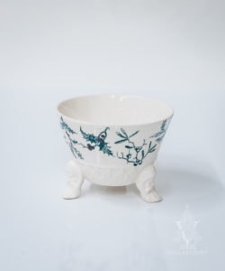 Classical Christmas Footed Bowl