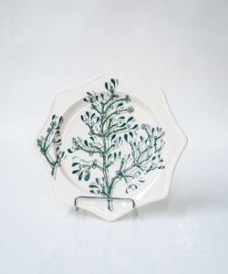 Classical Christmas Decorated Octagonal Plate