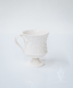 Classical Christmas Footed Coffee Mug