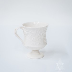 Classical Christmas Footed Coffee Mug