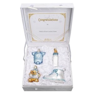 Baby Boy Ornament Set