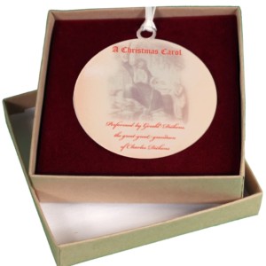 Christmas Present Flat Ornament