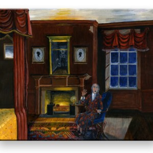"Ebenezer Meeting Marley" Print (12x16)