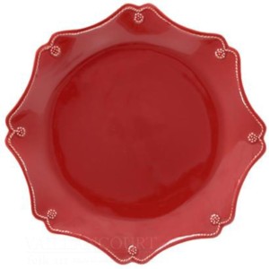 Berry & Thread Scallop Charger