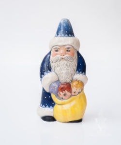 St. Nick with Two Children