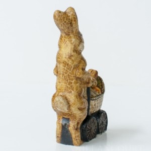 Rabbit Pushing Baby Carriage