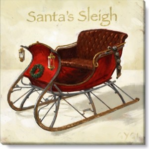 Sleigh Giclee Wall Art