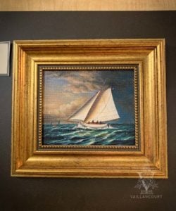 Racing Boat (Small Framed)