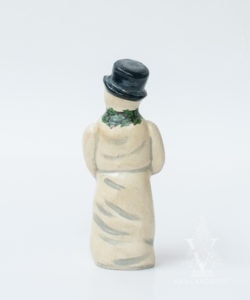 Snowman with Holly Scarf and Broom