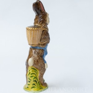 Brown Lady Rabbit with Striped Apron