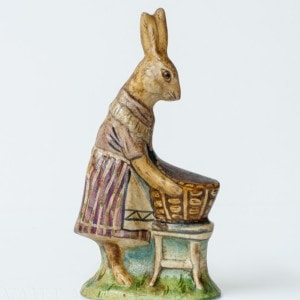 Lady Rabbit with Basket