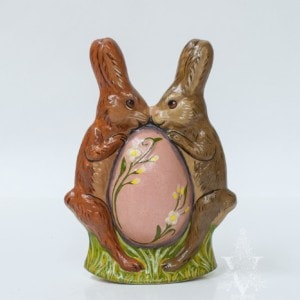 Two Rabbits Around Egg Rocker