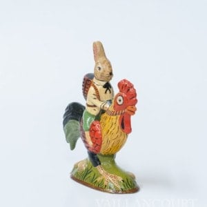 Rabbit Riding Rooster